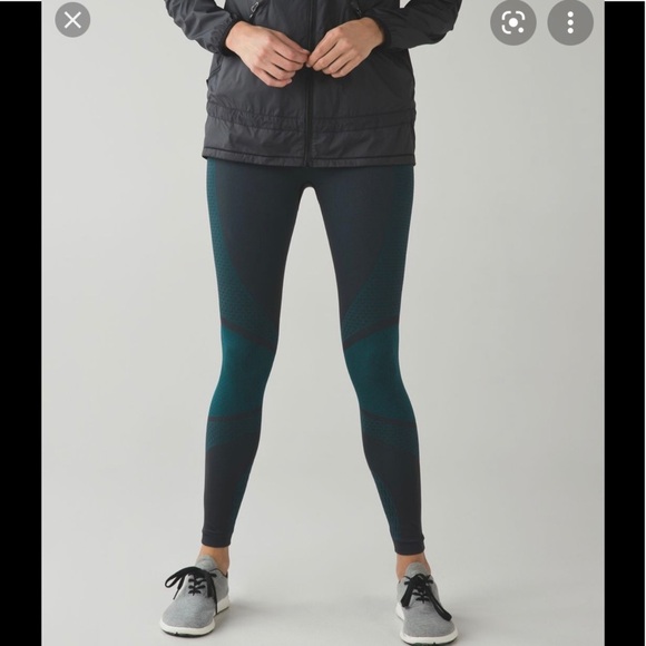 Lululemon All About That Base Tight Teal Size 4 - Picture 1 of 8